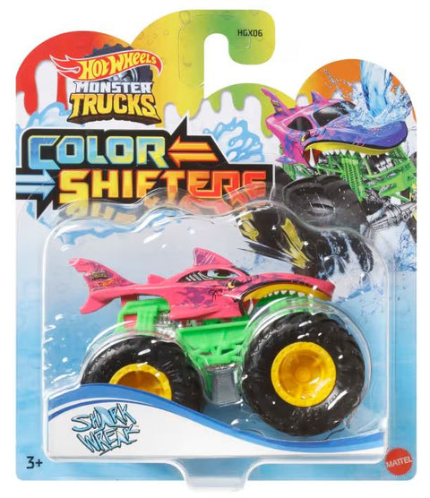 Hot Wheels Monster Trucks 1:64 Color Shifters Assorted