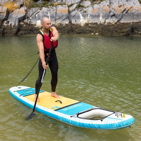 Hydro-Force™ Panorama™ Inflatable Stand-Up Paddleboard Set With Window 340x89x15cm