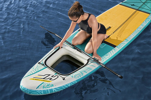 Hydro-Force™ Panorama™ Inflatable Stand-Up Paddleboard Set With Window 340x89x15cm