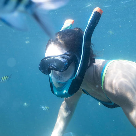 Hydro-Pro SeaClear Flowtech™ Full-Face Snorkeling Mask S/M