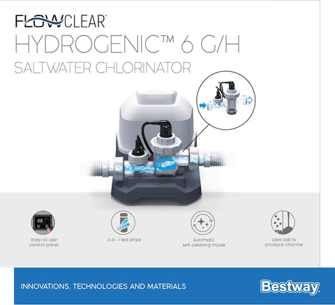 Hydrogenic™ 6 g/h Saltwater Chlorinator