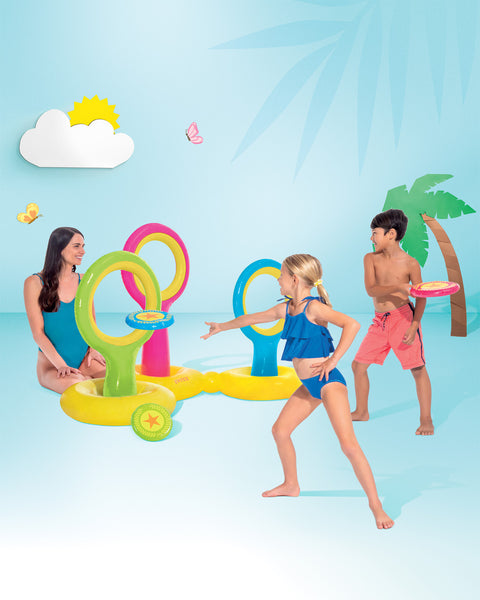 Inflatable Flying Disc Toss Game