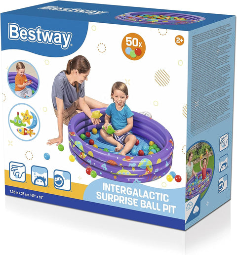 Intergalactic Surprise™ Ball Pit And Play Pool With 50 Play Balls 102x25cm