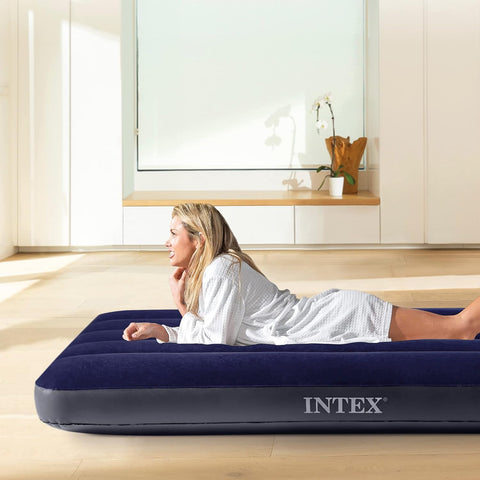 Intex Twin Junior Dura-Beam Series Classic Downy Airbed 191x76x25cm