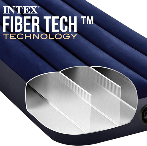 Intex Twin Junior Dura-Beam Series Classic Downy Airbed 191x76x25cm