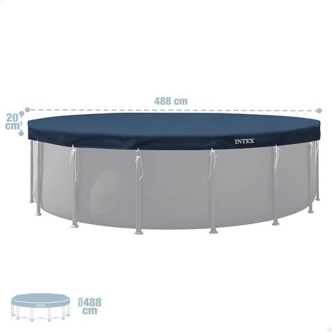 Intex All-Season Deluxe Pool Cover Round 488x20cm
