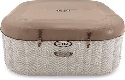 Intex PureSpa Bubble Chevron Deluxe Square Spa 211x71cm 4 Person
