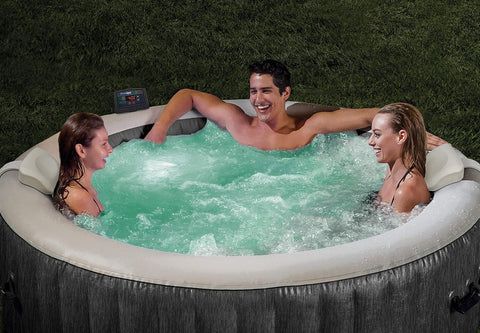 Intex PureSpa Bubble Greywood Deluxe Spa 216x71cm 6 Person