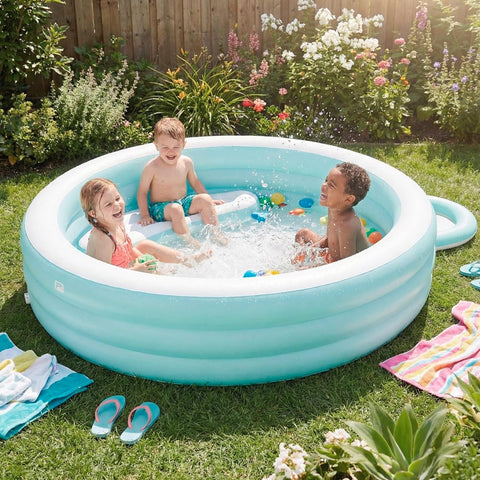 Intex Swim Center Canopy Lounge Pool 221x177x137cm