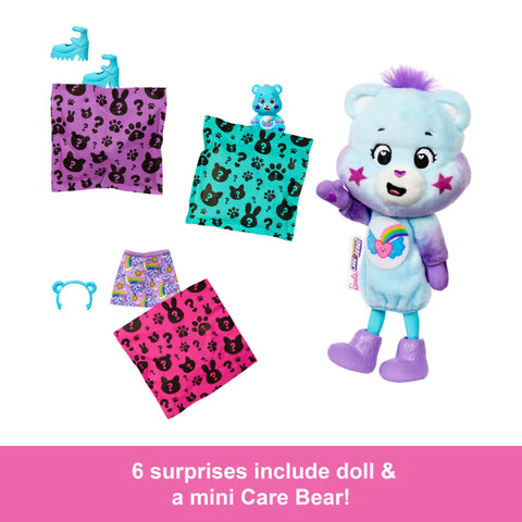 Barbie Cutie Reveal Care Bears Chelsea Small Dolls & Accessories, Series 2 JGH75