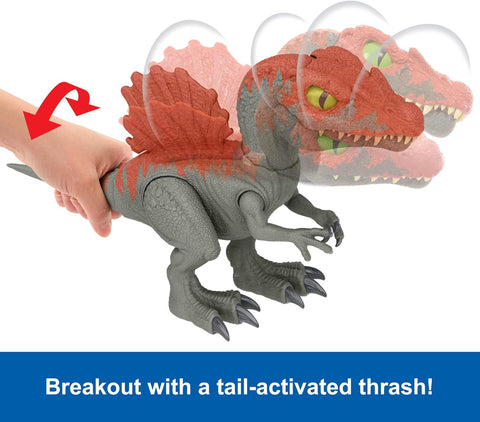 Jurassic World Crushivores Spinosaurus Cage Crasher Dinosaur Figure