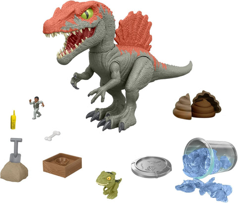 Jurassic World Crushivores Spinosaurus Cage Crasher Dinosaur Figure