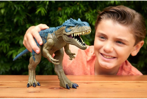 Jurassic World Ruthless Rampagin Allosaurus Dinosaur With Attack Move & Roar Sound hrx50