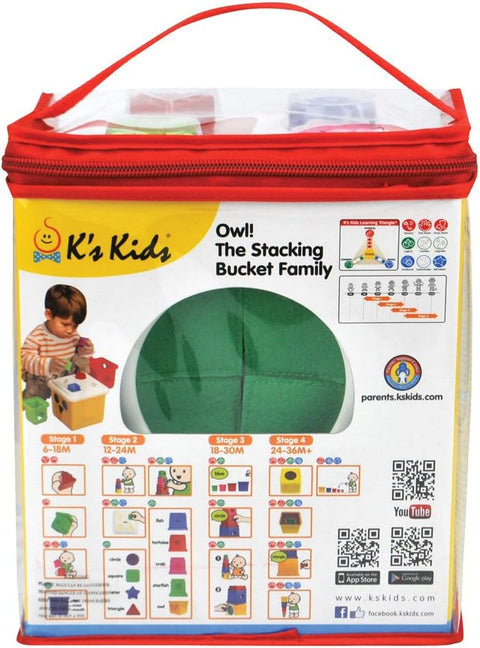 K's Kids Owl! The Stacking Bucket Family