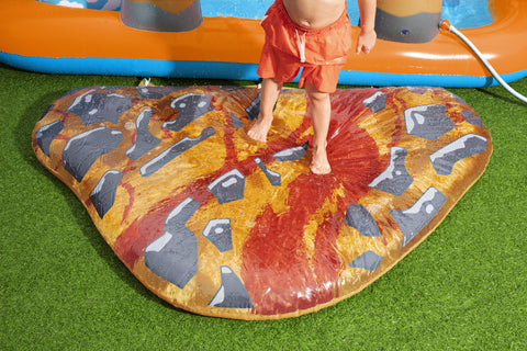 Lava Lagoon Play Pool Center With Slide 265x265x104cm