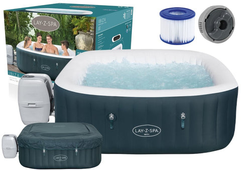 Lay-Z-Spa® Ibiza AirJet 180x180x66cm 6 Person