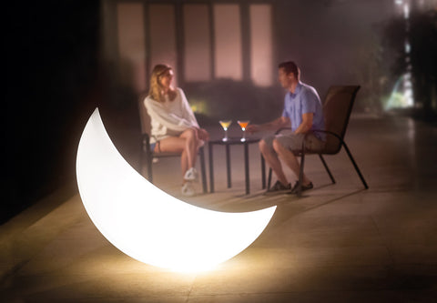 LED Floating Crescent Light