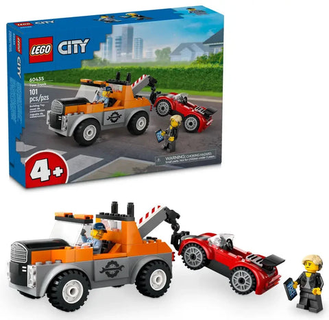 LEGO - City Tow Truck and Sports Car Repair 101 Pieces