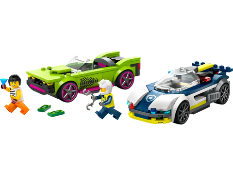 LEGO - City Police Car and Muscle Car Chase 213 Pieces