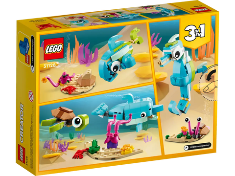 LEGO - Creator 3 in 1 Dolphin and Turtle 137 Pieces