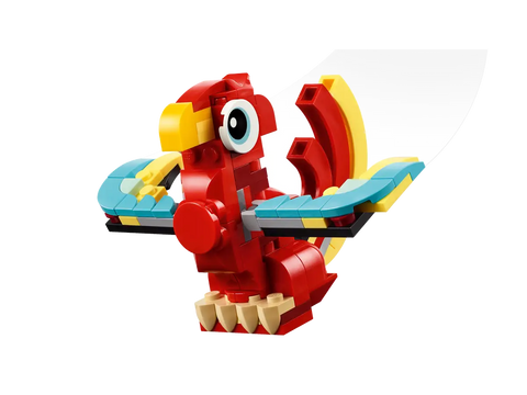 LEGO - Creator 3 in 1 Red Dragon 149 Pieces