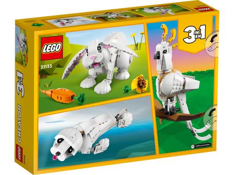 LEGO - Creator 3 in 1 White Rabbit 258 Pieces