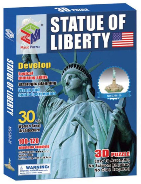 Magic Puzzle Statue of Liberty 3D Puzzle 30 Pieces