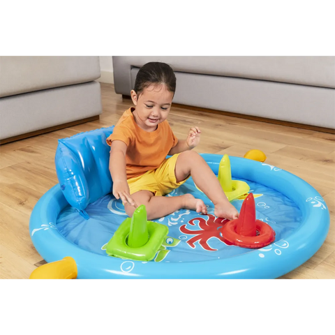 Lil’ SeaShapes™ Inflatable Baby Pool 115x89x76cm