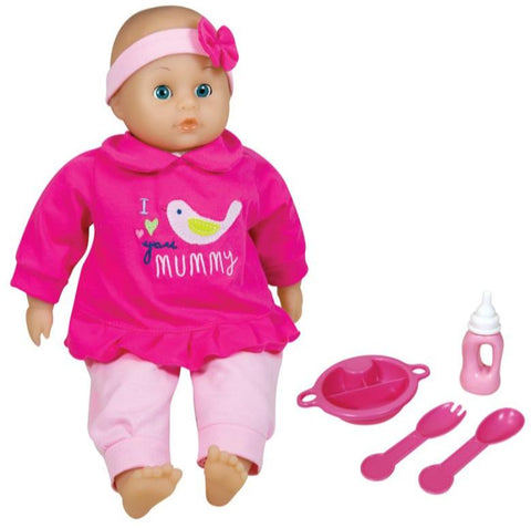 Lissi Amelie Talking Baby With Accessories 40cm