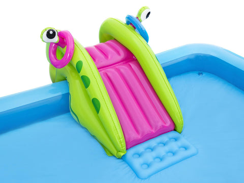 Little Astronaut Pool Play Center With Slide 228x206x84cm