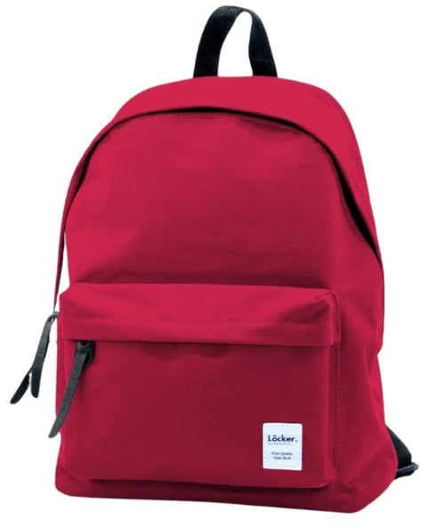 Locker 1 Compartment Red Backpack 40cm