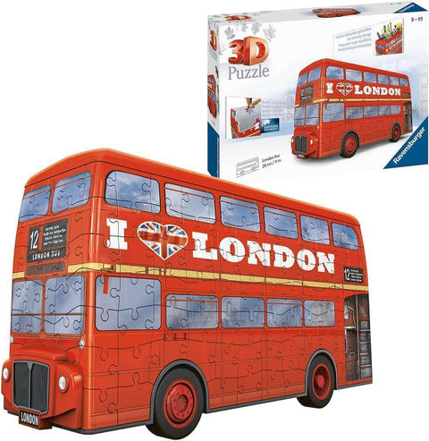 London Bus 3D Puzzle, 216 pieces