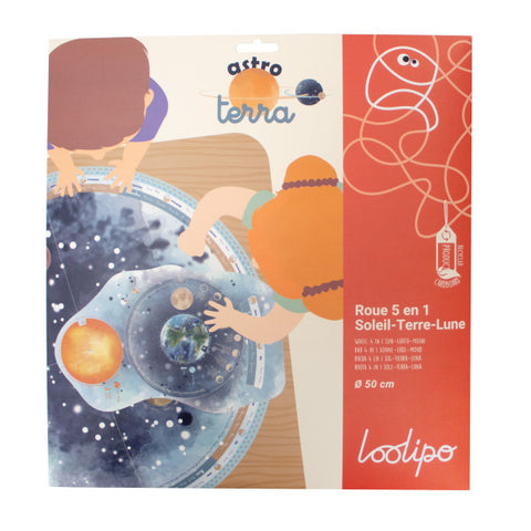 Loolipo Ma Roue 5 en 1 Soleil-Terre-Lune