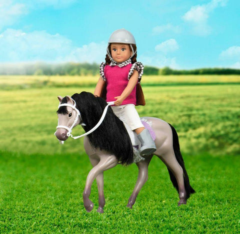 Lori Andalusian Grey Horse for 15cm Dolls