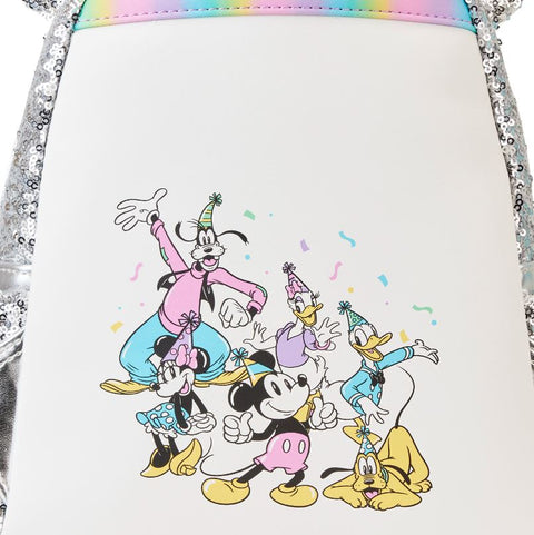 Loungefly Disney Mickey and Friends Birthday Celebration Mini Backpack