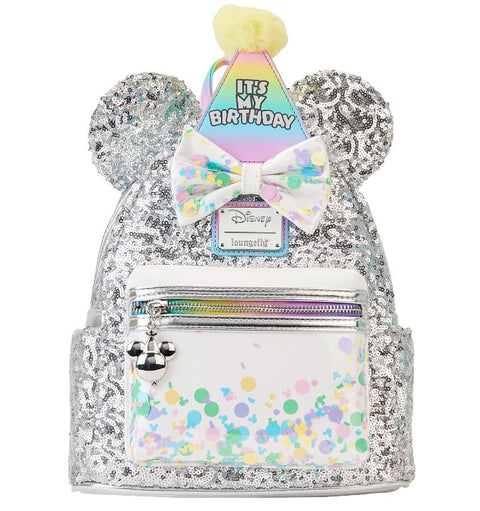 Loungefly Disney Mickey and Friends Birthday Celebration Mini Backpack