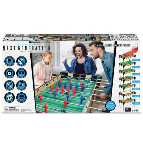 Ambassador Games 48" (122cm) 12-in-1 Games Table