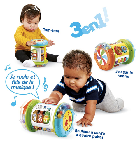 VTech Magi Rouleau Tam-Tam 3 en 1