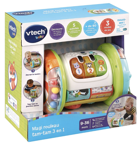 VTech Magi Rouleau Tam-Tam 3 en 1