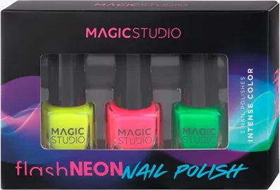 Magic Studio Neon 3 Nail Polishes