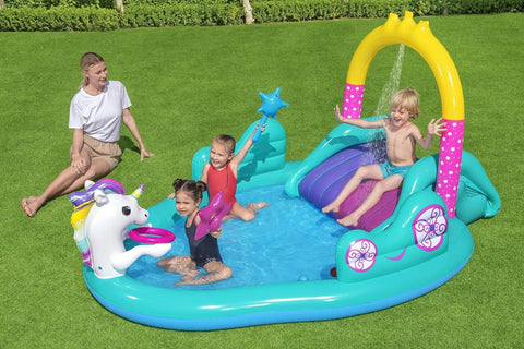 Magical Unicorn Carriage Play Center 274x198x137cm