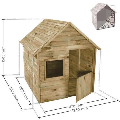 Maisonnette Marina 158x123x119cm