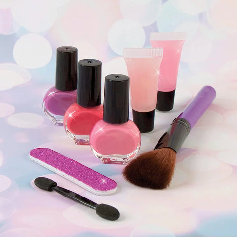 Make It Real All-In-One Glam Makeup Set 10 Pieces Travel Hard Case