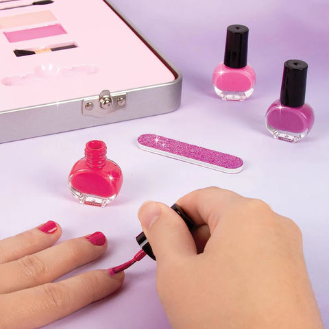 Make It Real All-In-One Glam Makeup Set 10 Pieces Travel Hard Case