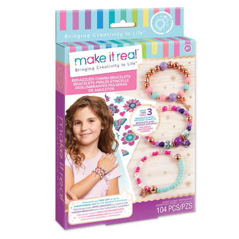 Make It Real Bedazzled! Charm Bracelets Blooming Creativity