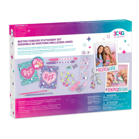 Make It Real Besties Forever Stationery Set