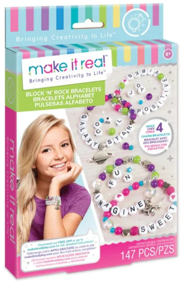 Make It Real Block ‘N’ Rock Bracelets