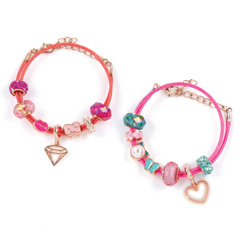 Make It Real Halo Charms Bracelets Mini Pretty in Pink