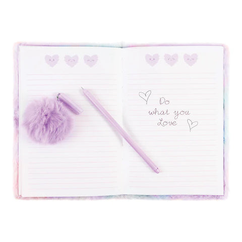 Make It Real Imagination Land Wild Style Plush Journal and Pen