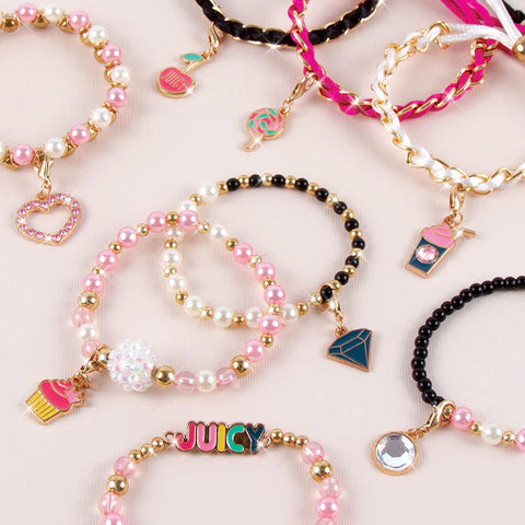 Make It Real Mini Juicy Couture Pink & Precious Bracelets